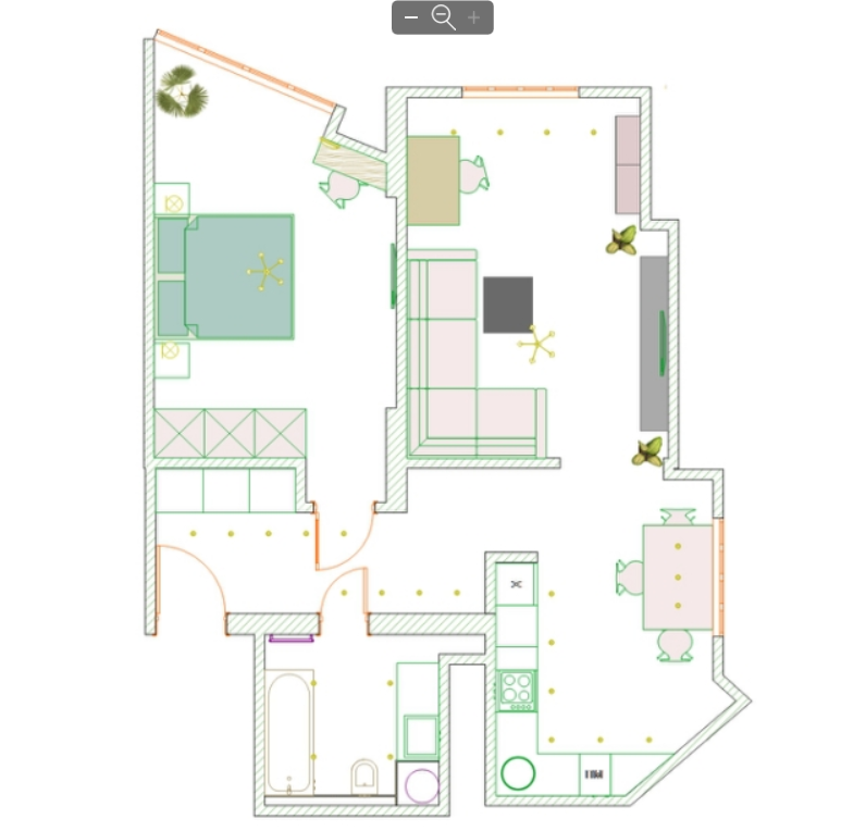 план квартири в смарт-плаза 2